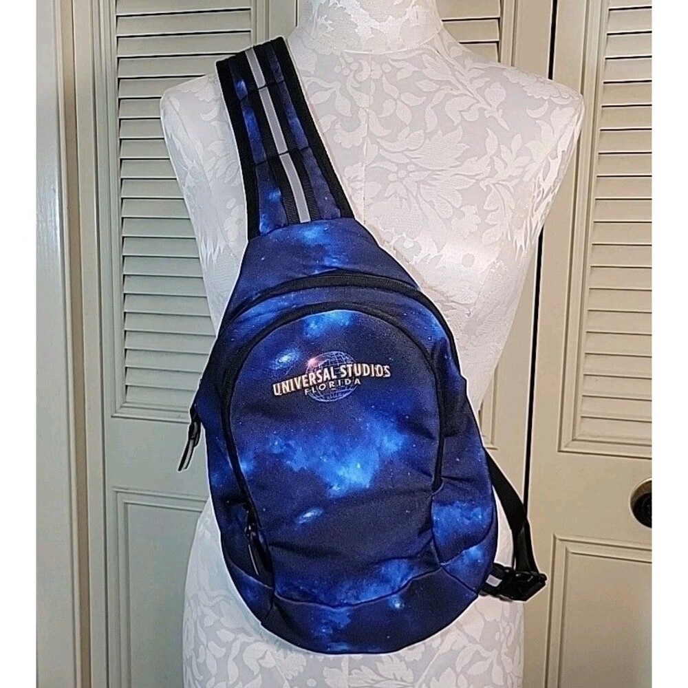 Universal Studios Crossbody Sling Bag, Galaxy ThemePark Travel Y2K Cosmic EUC